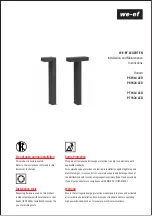 Preview for 1 page of WE-EF PSY424 LED Installation And Maintenance Instructions Manual