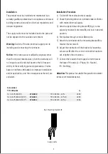 Preview for 4 page of WE-EF VFL540-SE LED Installation And Maintenance Instructions Manual