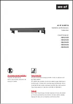 Preview for 1 page of WE-EF VLR110 LED Installation And Maintenance Instructions Manual