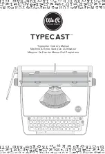 We R memory keepers TYPECAST Owner'S Manual preview