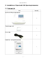 Предварительный просмотр 10 страницы Wealtec SpectroArt 200 Installation And Operation Manual