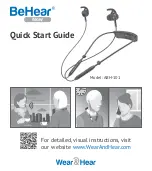 Wear & Hear ABH-101 Quick Start Manual предпросмотр