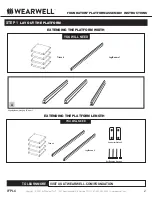 Предварительный просмотр 2 страницы Wearwell Foundation Platform Assembly Instructions