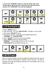 Preview for 22 page of WEATHER DIRECT MD319 Owner'S Manual