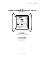 WEATHER DIRECT WD-3312 Owner'S Manual preview