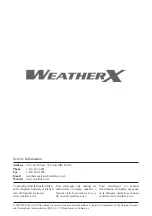 Preview for 16 page of Weather X RPS8807DT Instruction Manual