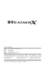 Предварительный просмотр 126 страницы Weather X RWB8817DT Instruction Manual