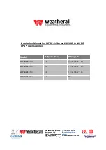 Weatherall WPSU-24 Series Installation Manual preview