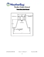 Предварительный просмотр 22 страницы WeatherBug Weather Station Installation, Operation And Maintenance Manual