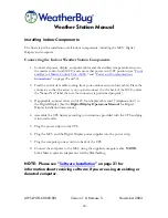 Предварительный просмотр 28 страницы WeatherBug Weather Station Installation, Operation And Maintenance Manual