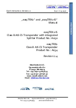 Weatherdock A034 Manual preview