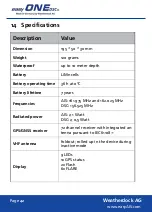 Preview for 42 page of Weatherdock easyONE-DSC-CL  A10901 User Manual