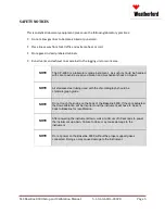 Preview for 6 page of Weatherford SLS Baseline 8900 Installation, Setup And Calibration Manual