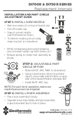 Weathermatic DI700R Series Quick Start Manual preview