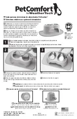 Preview for 2 page of WeatherTech PetComfort Feeding System Instructions