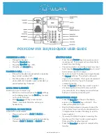 Weave POLYCOM VVX 310 Quick User Manual preview