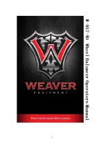 Preview for 1 page of Weaver W-957-40 Operation Manual