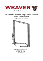 Preview for 2 page of Weaver W10-HD Installation & Operation Manual