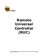 Web Mountain Technologies RUC-01 User Manual preview