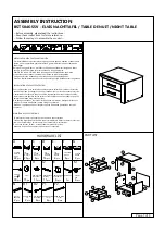 Предварительный просмотр 1 страницы Weba ELVIS NIGHT TABLE BST 5046-S5V Assembly Instruction