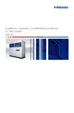 Webasto 900EX Installation, Operation And Maintenance Manual preview