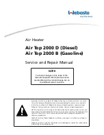 Webasto Air Top 2000 Service And Repair Manual preview