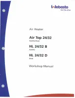 Webasto Air Top 24 Workshop Manual предпросмотр