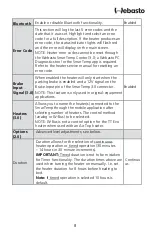 Preview for 8 page of Webasto Air Top Series Operating Instructions Manual