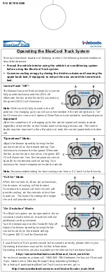 Webasto BlueCool Truck Operating preview