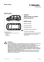 Webasto D5W Z Manual предпросмотр