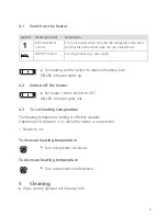 Preview for 5 page of Webasto Electrical room thermostat Operating Instructions Manual