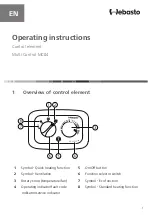 Webasto Multi Control MC04 Operating Instructions Manual предпросмотр