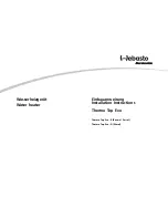 Webasto Thermo Top Evo - B Installation Instructions Manual preview