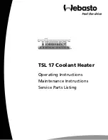 Предварительный просмотр 1 страницы Webasto Thomas TSL 17 Operating Instructions Manual