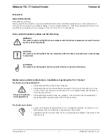 Предварительный просмотр 3 страницы Webasto Thomas TSL 17 Operating Instructions Manual