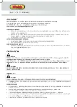 Preview for 10 page of Webb 1938199001 Original Instructions Manual