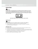 Preview for 10 page of Webb WEMC26 Operator'S Manual & Parts List