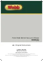 Webb WEWBVAC Instruction Manual preview