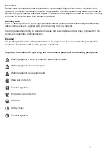 Предварительный просмотр 7 страницы Weber mt 0140302 Operating And Maintenance Manual