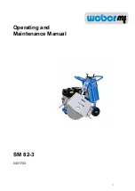 Предварительный просмотр 1 страницы Weber mt SM 82-3 Operating And Maintenance Manual