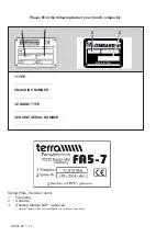 Preview for 14 page of Weber mt TRC 66 Operating And Maintenance Instruction Manual