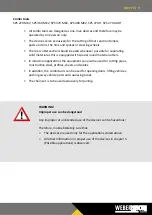 Предварительный просмотр 9 страницы Weber Rescue Systems 1070692 Operating Instructions Manual