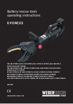 Preview for 1 page of Weber Rescue Systems E-FORCE2 Operating Instructions Manual