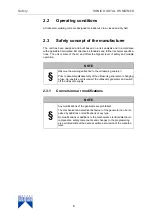 Preview for 12 page of Weber Ultrasonics SONIC DIGITAL HS MD Operating Manual