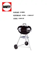 Weber COMPACT KETTLE Owner'S Manual предпросмотр