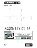 Предварительный просмотр 1 страницы Weber Genesis II E-315 GBS Assembly Manual