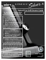 Предварительный просмотр 1 страницы Weber Genesis Silver A Owner'S Manual