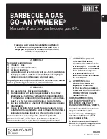 Предварительный просмотр 25 страницы Weber GO-ANYWHERE 1141075 Owner'S Manual