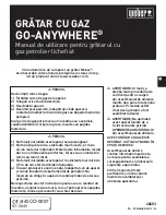 Предварительный просмотр 73 страницы Weber GO-ANYWHERE 1141075 Owner'S Manual