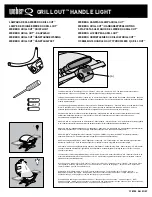 Weber GRILL OUT HANDLE LIGHT Owner'S Manual preview